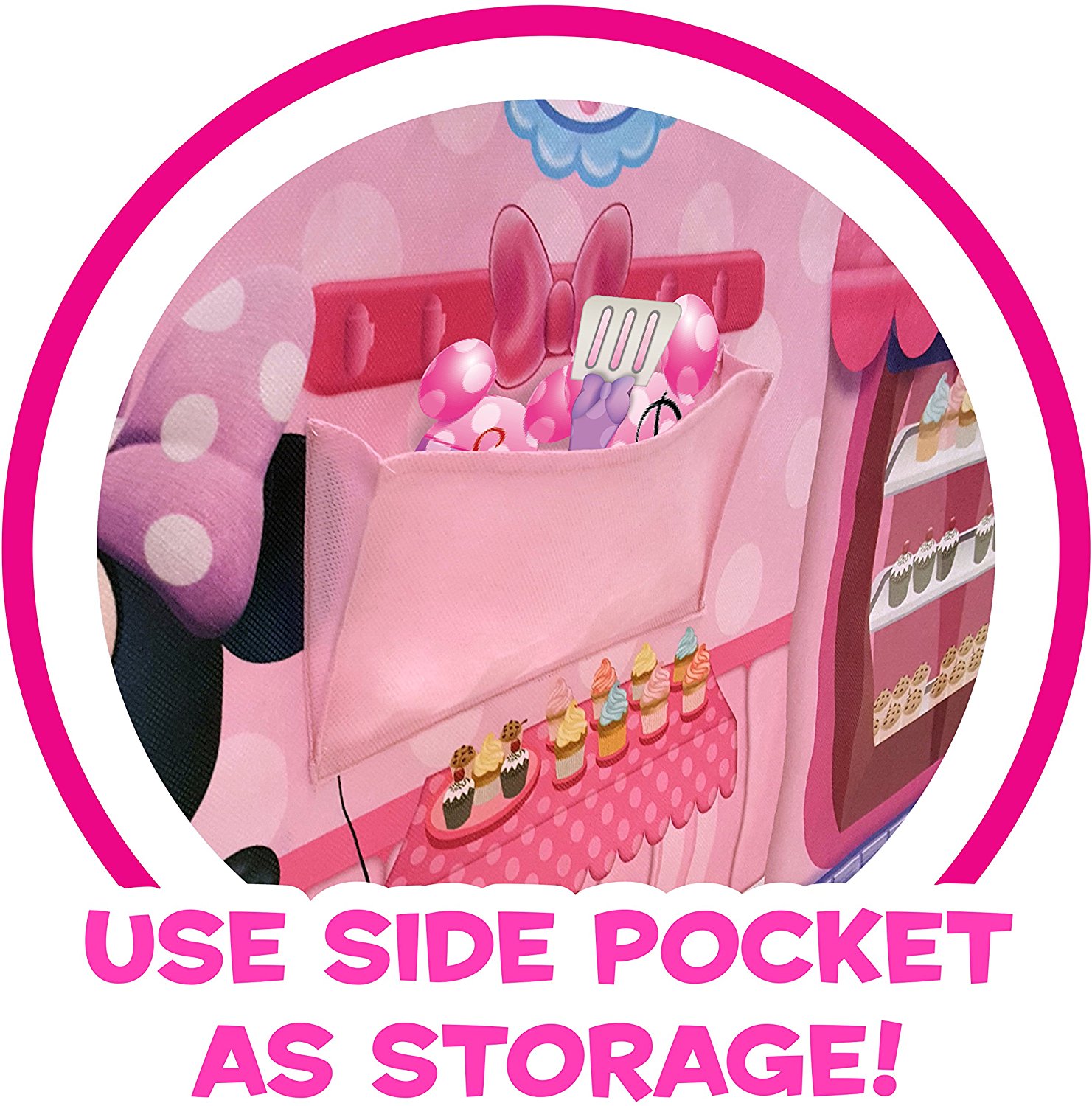 เต็นท์ชุดครัวจำลองสำหรับลูกสาว Playhut Disney Junior Minnie Mouse Deluxe Kitchen