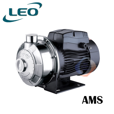 LEO AMS ปั้มน้ำสแตนเลสใบพัดเดี่ยว
