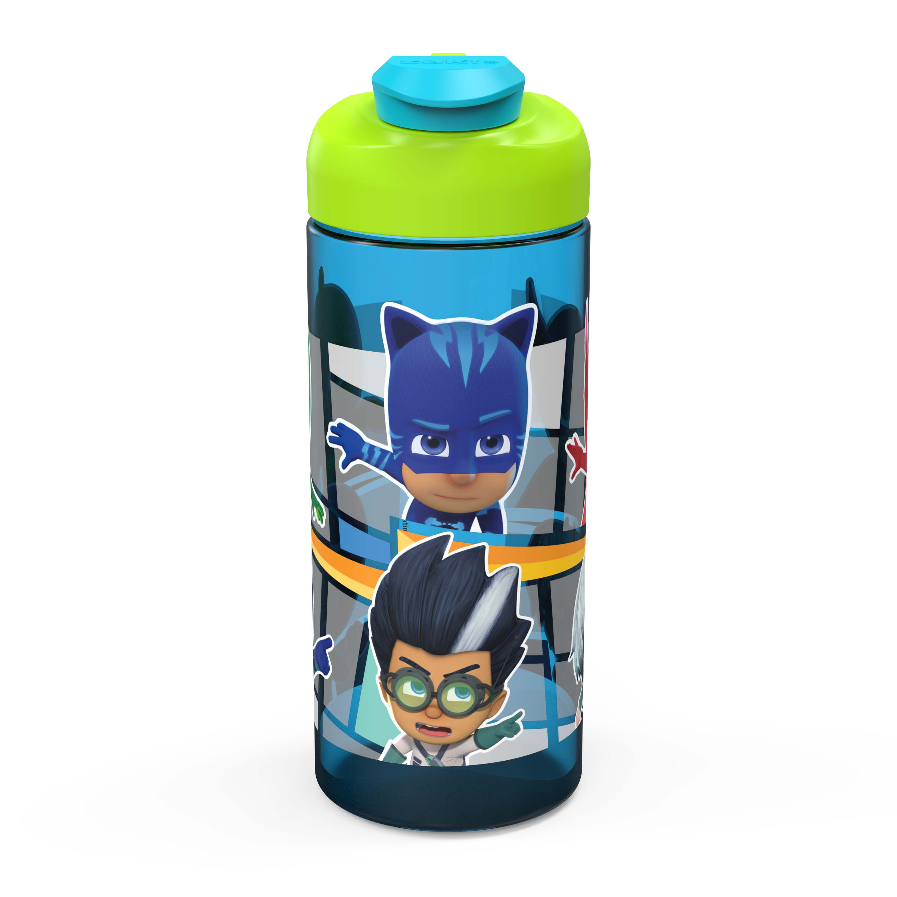 กระบอกน้ำยกดื่ม Zak Designs PJ Masks Water Bottle บรรจุ 16.5 oz จากอเมริกา