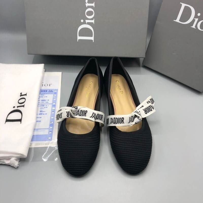 รองเท้า dio Miss J'Adior ballet pump