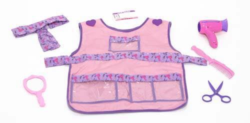 ชุดแฟนซีคอสตูมพร้อมอุปกรณ์สุดน่ารัก Melissa & Doug Hair Stylist Role Play Costume Set