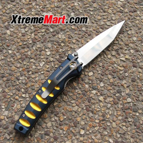 มีดพับ Mcusta Katana MC-0042C Folding Knife VG10 Tanto Blade (ด้ามสีน้ำเงินและทอง)