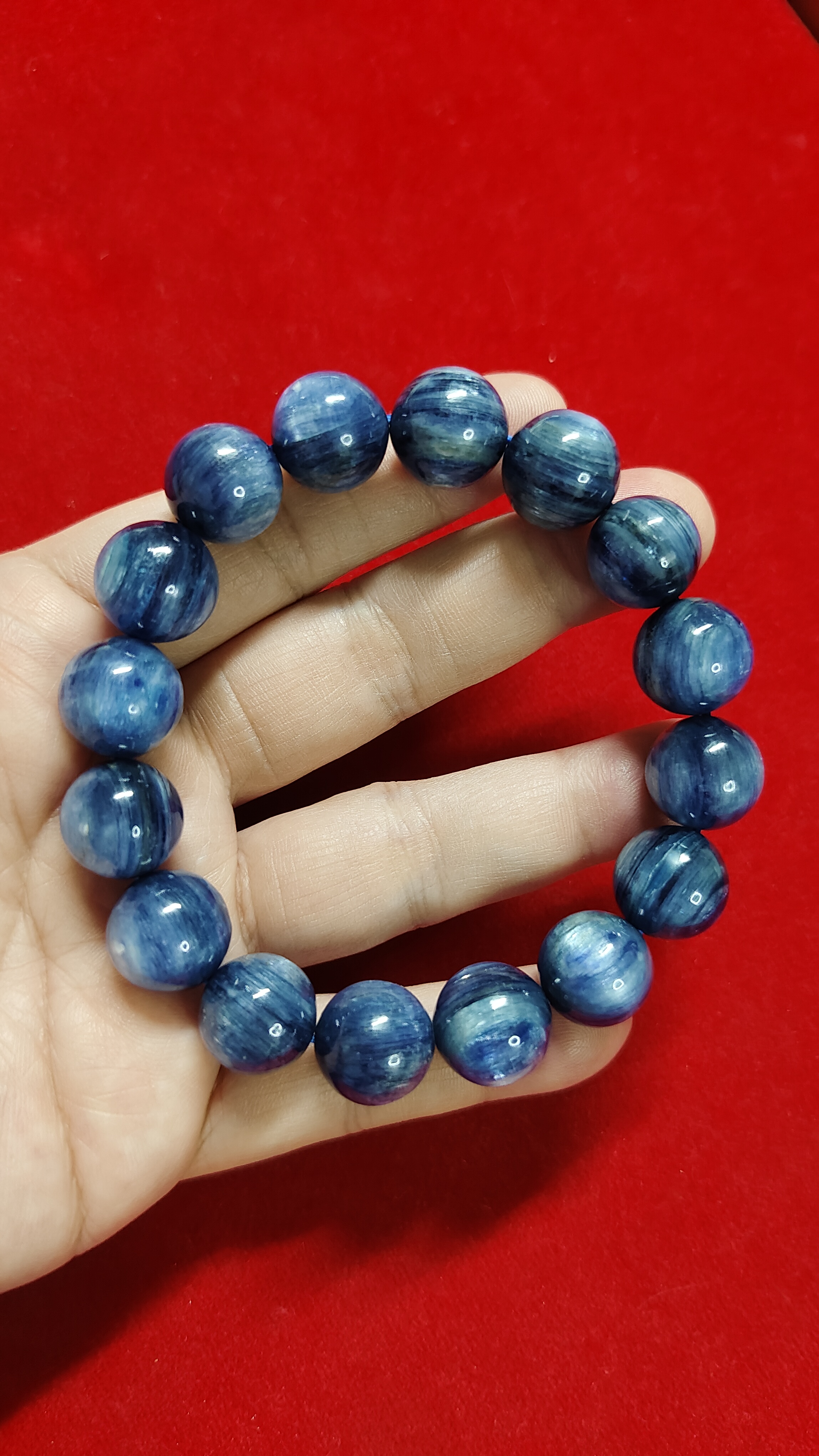 #ข้อมือหินคยาไนต์ รหัสbh-0002