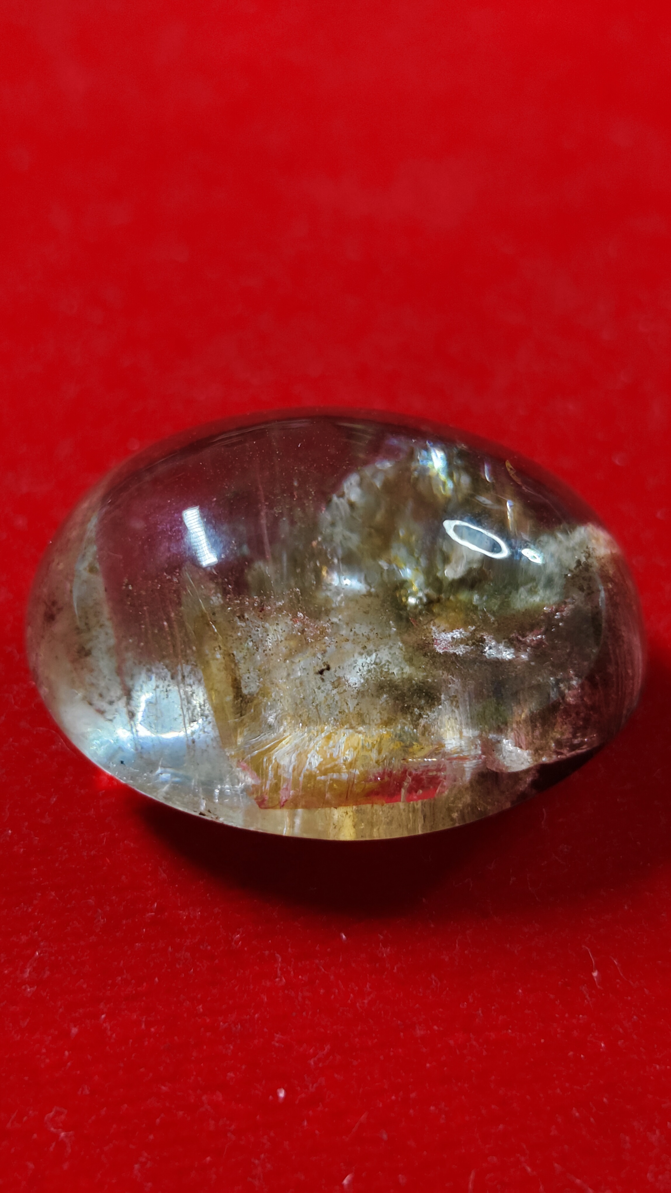 #แก้วโป่งข่าม(แก้วปวกกาบเงินกาบทองประกายรุ้ง)รหัสg-0039