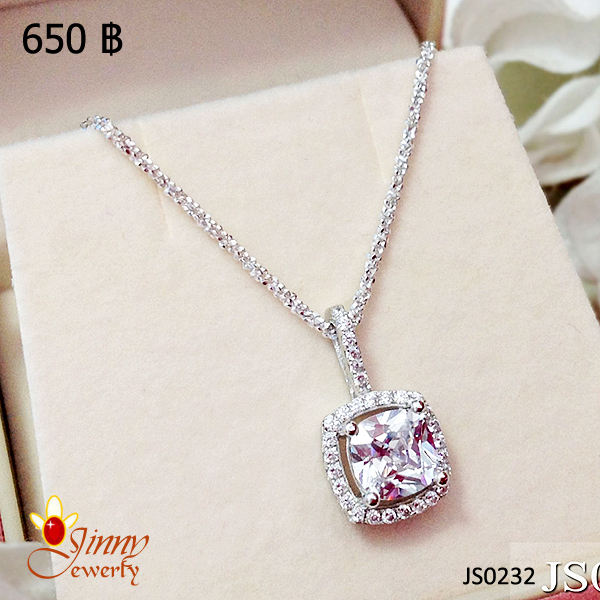 จี้เงินแท้ ประดับเพชร cz งานสวยละเอียดมาก