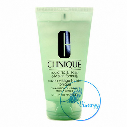 (ลด 35%) Clinique Liquid Facial Soap Oily Skin Formula 150 mL สบู่เหลวสำหรับผู้ที่ผิวมันมากทั่วทั้งใบหน้า