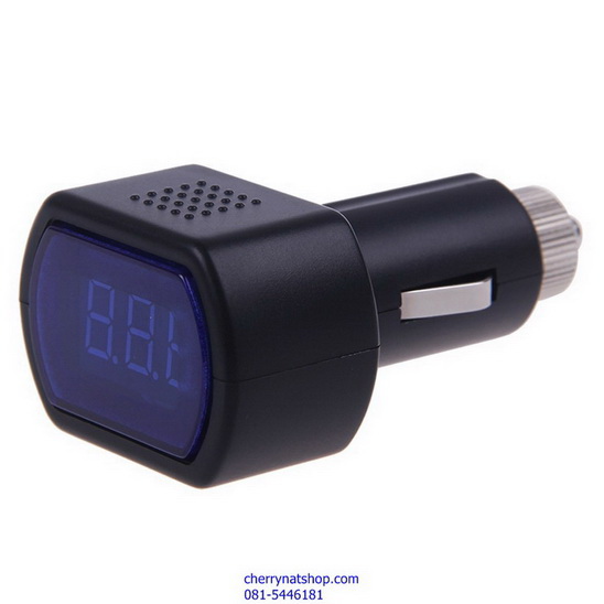 โวลท์มิเตอร์วัดไฟแบตเตอรี่รถยนต์แบบเสียบช่องจุดบุหรี่