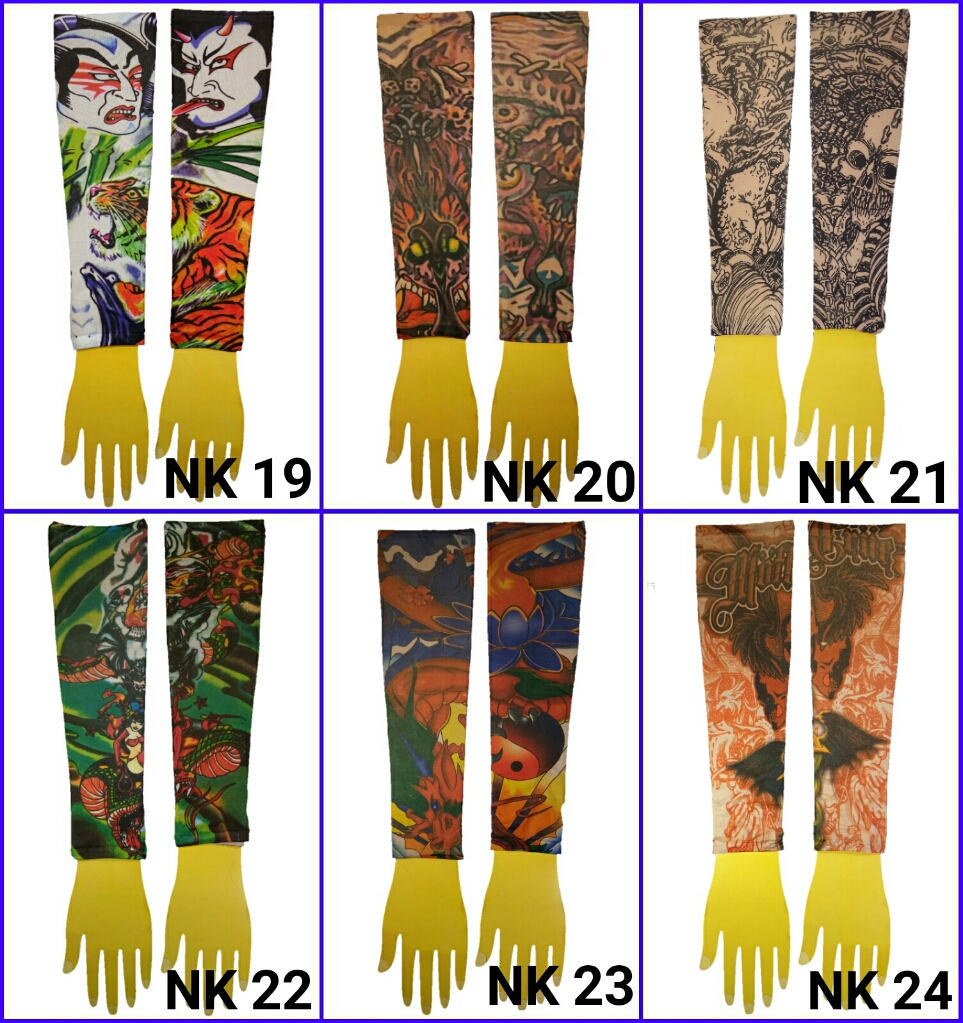 ปลอกแขนลายสัก ปลอกแขนลายแทททู ปลอกแขนมีลาย