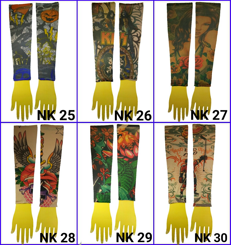 ปลอกแขนลายสัก ปลอกแขนลายแทททู ปลอกแขนมีลาย