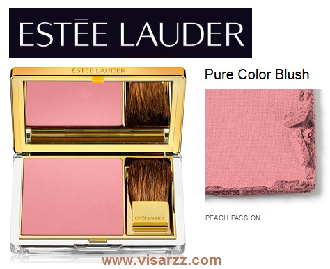 (พิเศษลดกว่า 35%) Estee Lauder Pure Color Blush 7g # Peach Passion บลัชออน สีส้มพีชเนื้อ Shimmer ละเอียดสวย มาพร้อมแปรงปัดแก้มขนนิ่ม สีติดทนทั้งวัน