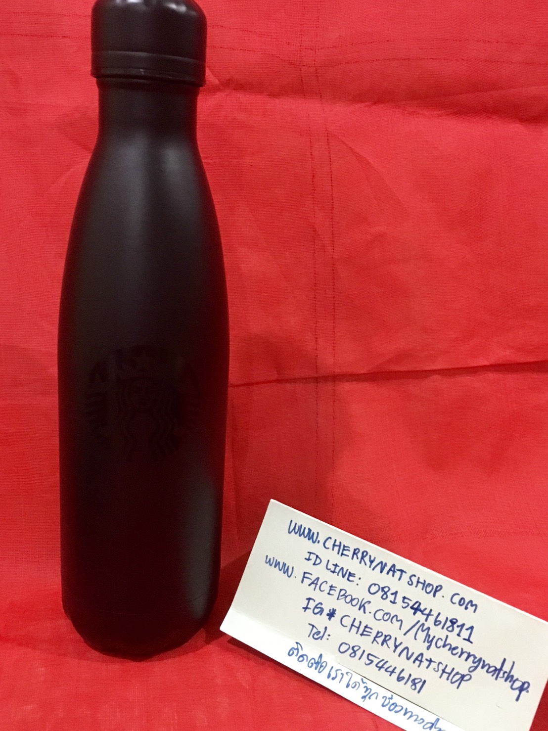 ขวดน้ำSwell Starbucks USA สตาร์บัคส์อเมริกาหายาก เท่ห์ สีดำด้านอมตะ Starbucks USA Swell Matte Black 17oz ปี2014