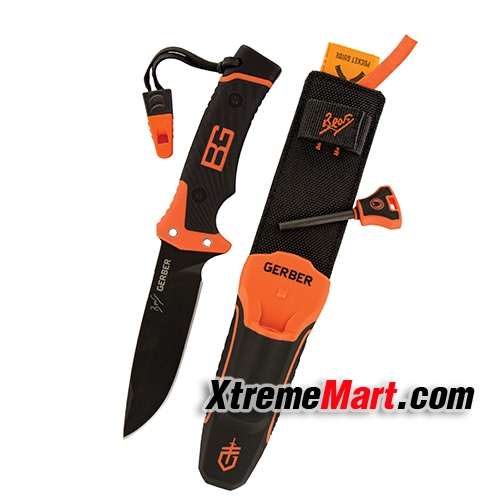 มีด Gerber 31-001901 Bear Grylls Ultimate Pro Fixed Blade (OEM), Survival Knife with Sheath