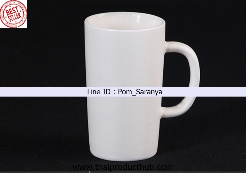 W75-031-CP-011_แก้วเซรามิคสีขาวล้วน , กระบอกน้ำ , แก้วเซรามิค , ของพรีเมี่ยม , ของที่ระลึก