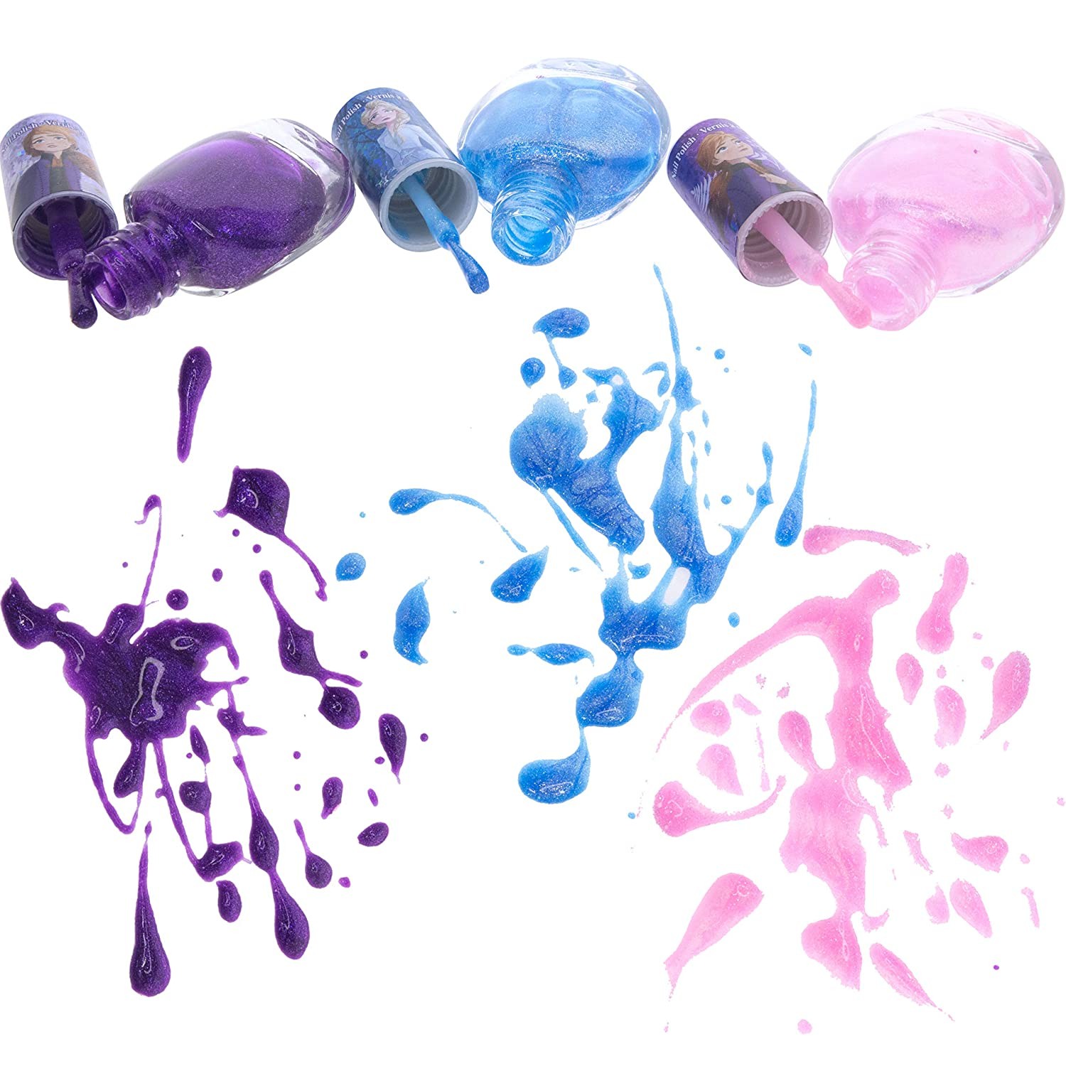 ชุดสีทาเล็บปลอดสารพิษสำหรับเด็ก TownleyGirl Disney Frozen2 18-Pack Nail Set