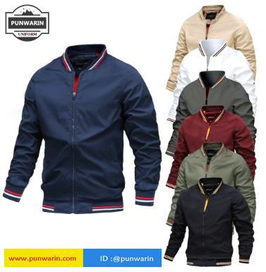 แจ็กเก็ตกันลม สวมใส่สบายๆ ทรงหลวม ระบายอากาศได้ดี JK6709008 สีภาพ S-6XL