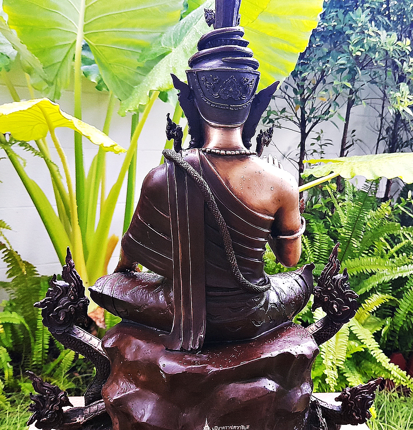 รูปหล่อ พ่อปู่ฤาษี พญานาค(ปู่ฤาษีภุชงค์ บรมครูแห่งสายพญานาคราช) (องค์ใหญ่ขนาดตั้งบูชา หน้าตัก9นิ้ว ฐาน15นิ้ว สูง19นิ้ว) เนื้อทองเหลือง #รับประกันแท้ #เข้าพิธีบวงสรวงแล้ว