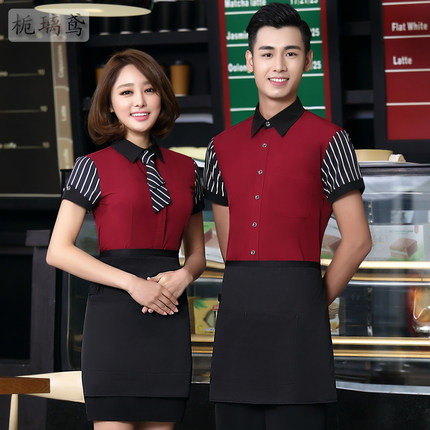 F6204003 เสื้อพนักงานต้อนรับ เสื้อพนักงานเสริฟ เสื้อพนักงานโรงแรม เสื้อพนักงานร้านอาหาร F6204003 สีภาพ S-4XL