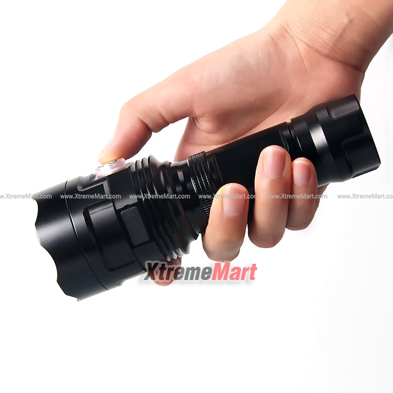 ไฟฉาย XHP90 LED P90 FlashLight ชาร์จUSB พร้อมแบตเตอรี่ชาร์จได้ 26650 เเละสายชาร์จ