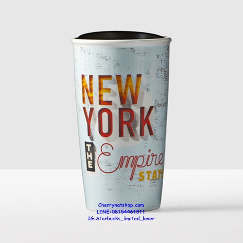 พร้อมส่งแก้ว Starbucks USA Double Wall Local Collection,New York State Limited Edition ควรสะสมควรมีไว้ครอบครอง ไม่มีในไทยค่ะ ใบนี้ที่สาวกสตาร์บัคส์ตามหา