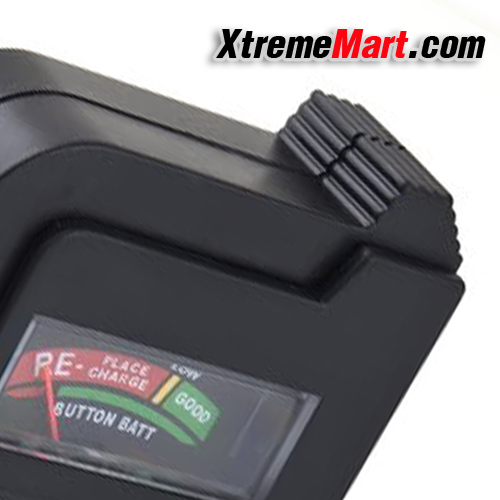 เครื่องวัดระดับแบตเตอรี่ Battery Volt Tester AA/AAA/C/D/ 1.5V , 9V Rectangular and Button Cell Batteries