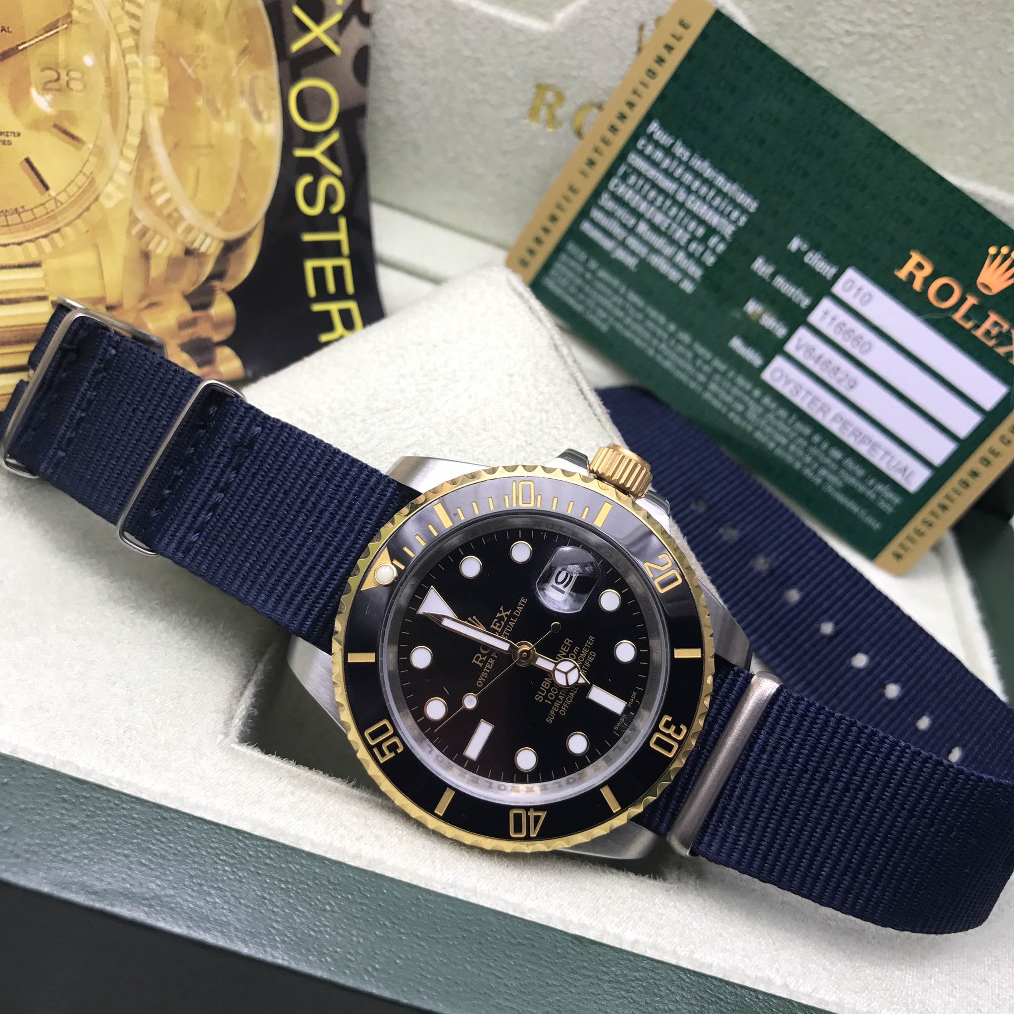 นาฬิกา Rolex Submariner Date 2K สายผ้านาโต