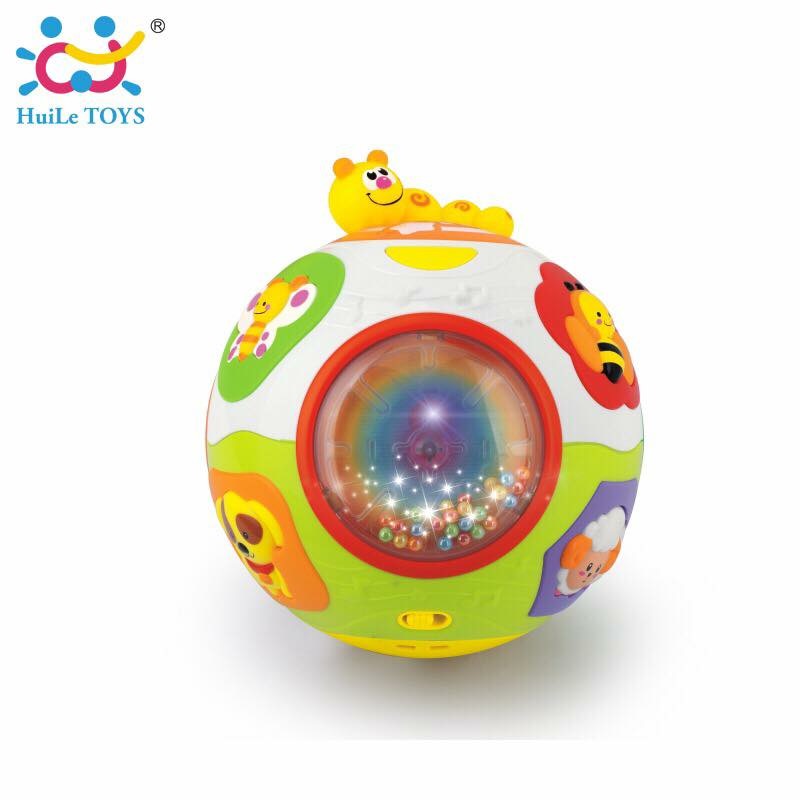 ลูกบอลชวนคลานเสริมพัฒนาการ Huile Toys Happy Ball Crawl and Learn