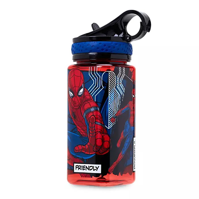 กระติกน้ำแบบหลอดดื่มสำหรับเด็ก Disney Spider-Man Water Bottle with Built-In Straw (2019)