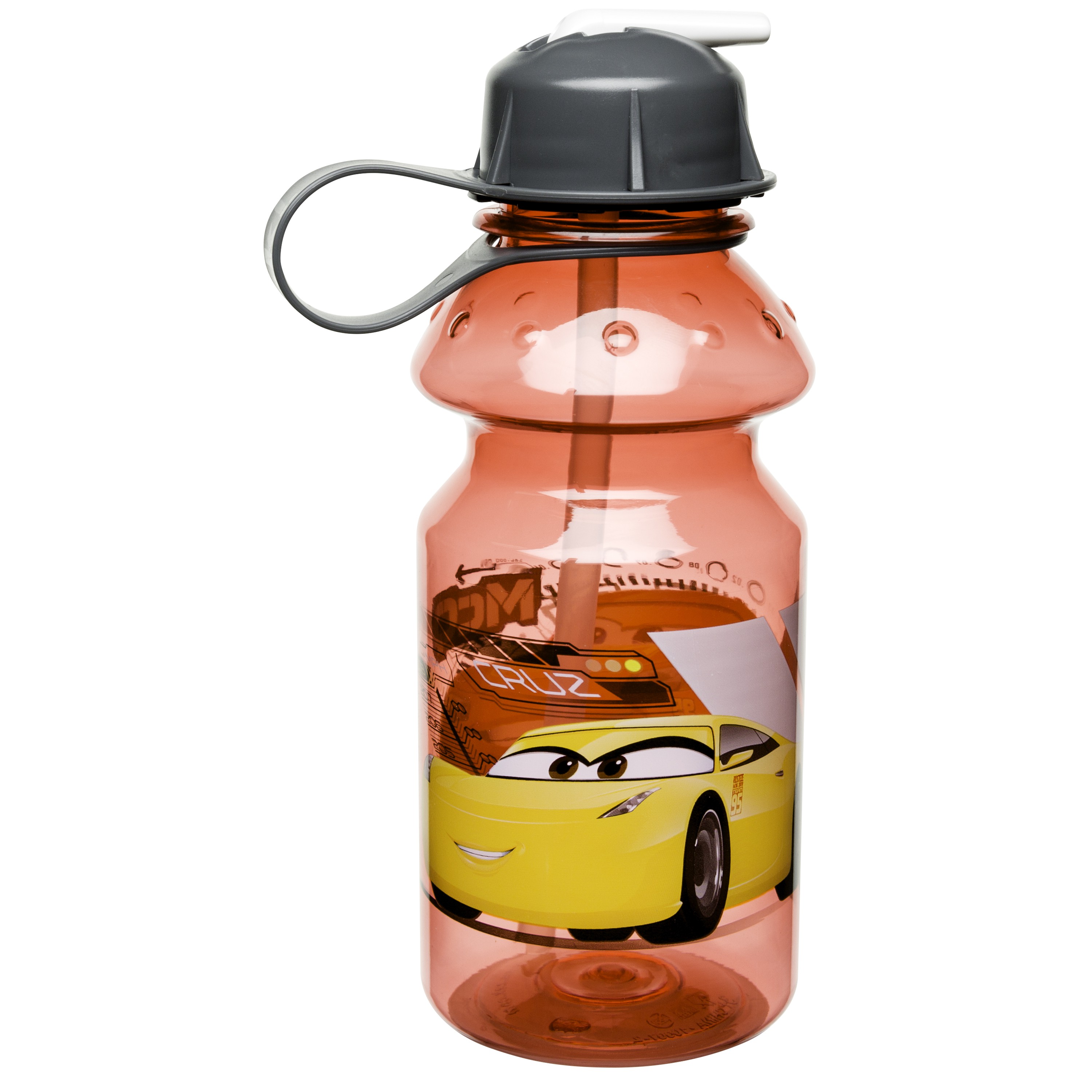 กระติกน้ำแบบหลอดดื่มสำหรับเด็ก Zak! Disney Cars 3 Lightning McQueen & Cruz Ramirez 14 Oz. Good to Go Water Bottle
