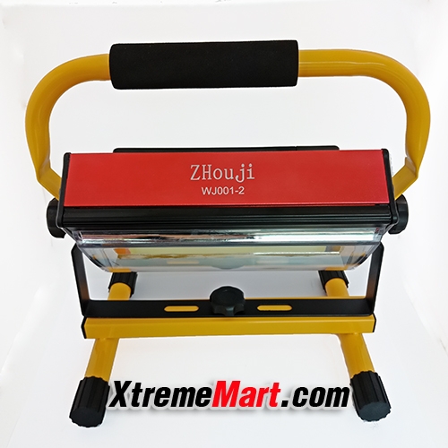 ไฟฉายสปอร์ตไลท์ 30W COB LED Floodlight Outdoor 2700 LM รุ่น WJ001-2 โคมและแกนหมุนได้ พร้อม Power Bank ในตัว