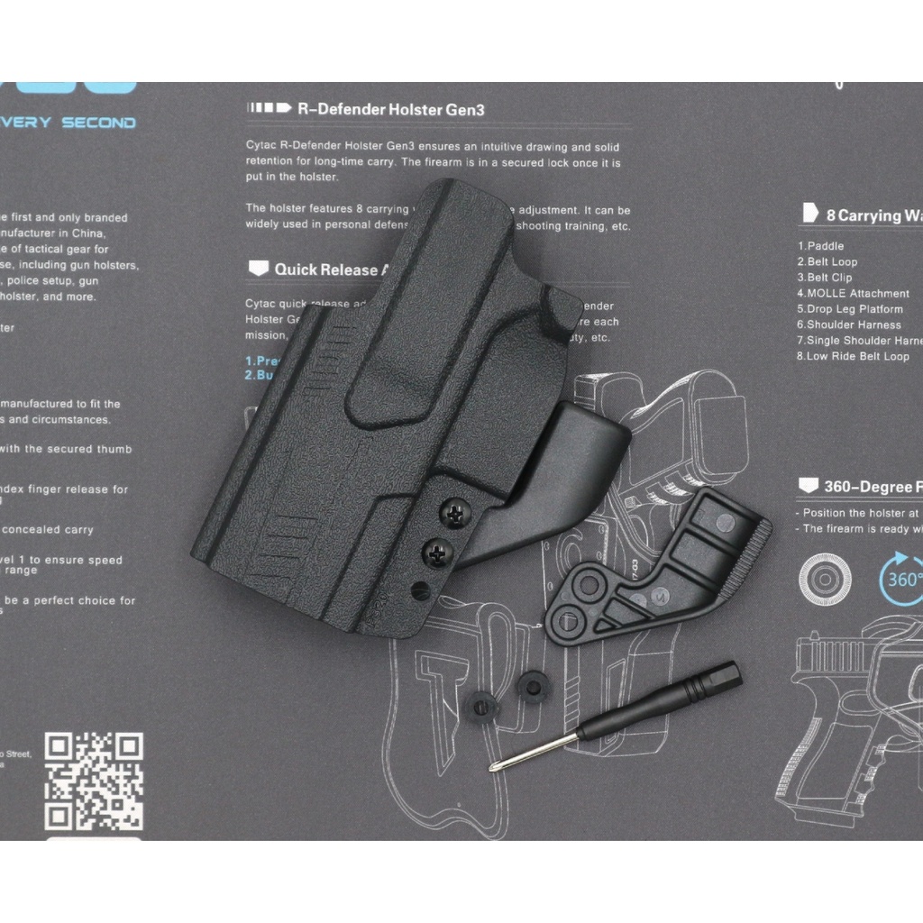 CYTAC thailand ซองพกใน Polymer Sig Sauer P320 (ซีรี่ย์ 3)