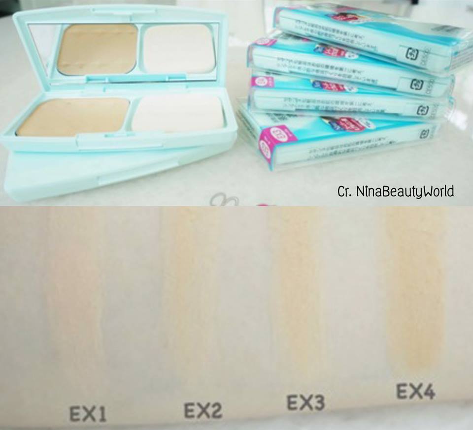 ตลับสีซีดเป็นสีเหลืองบริเวณขอบ (#EX4) Cezanne UV Foundation EX Plus SPF23 PA++ # EX4 Dark Ochre แป้งรองพื้นรุ่นใหม่ล่าสุด เพิ่มความกระจ่างใสมากยิ่งขึ้น