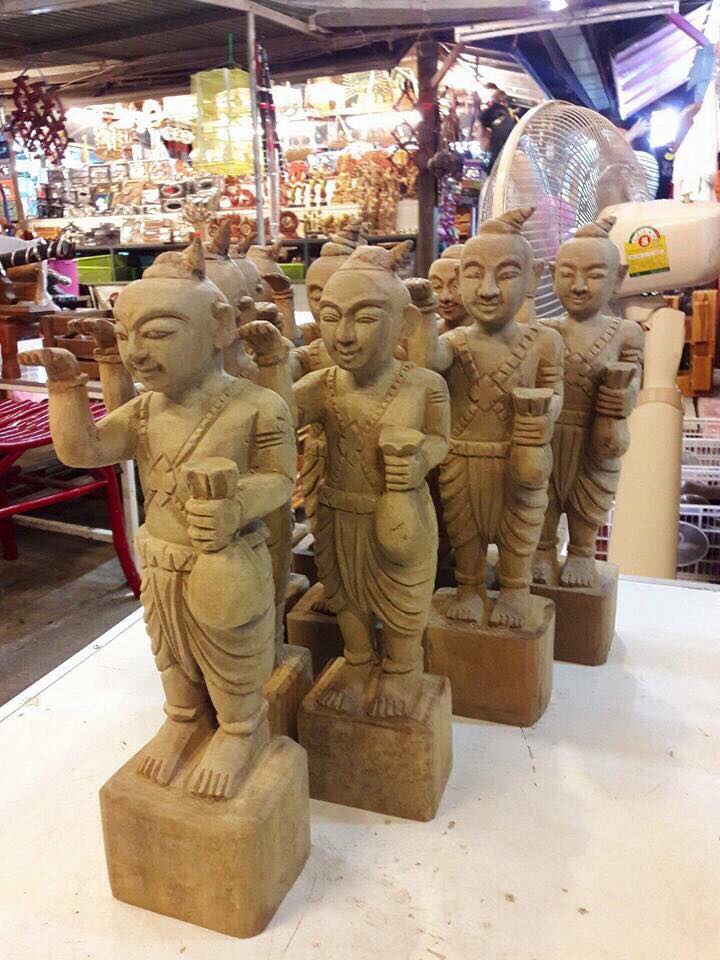 กุมารทอง แกะสลัก ไม้สักทอง (องค์เปล่ายังไม่ปลุกเสก)