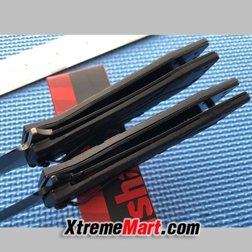 มีดพับ Kershaw 1990 Stainless Steel Survival Folding Knife (ใบเงิน ด้ามดำ)