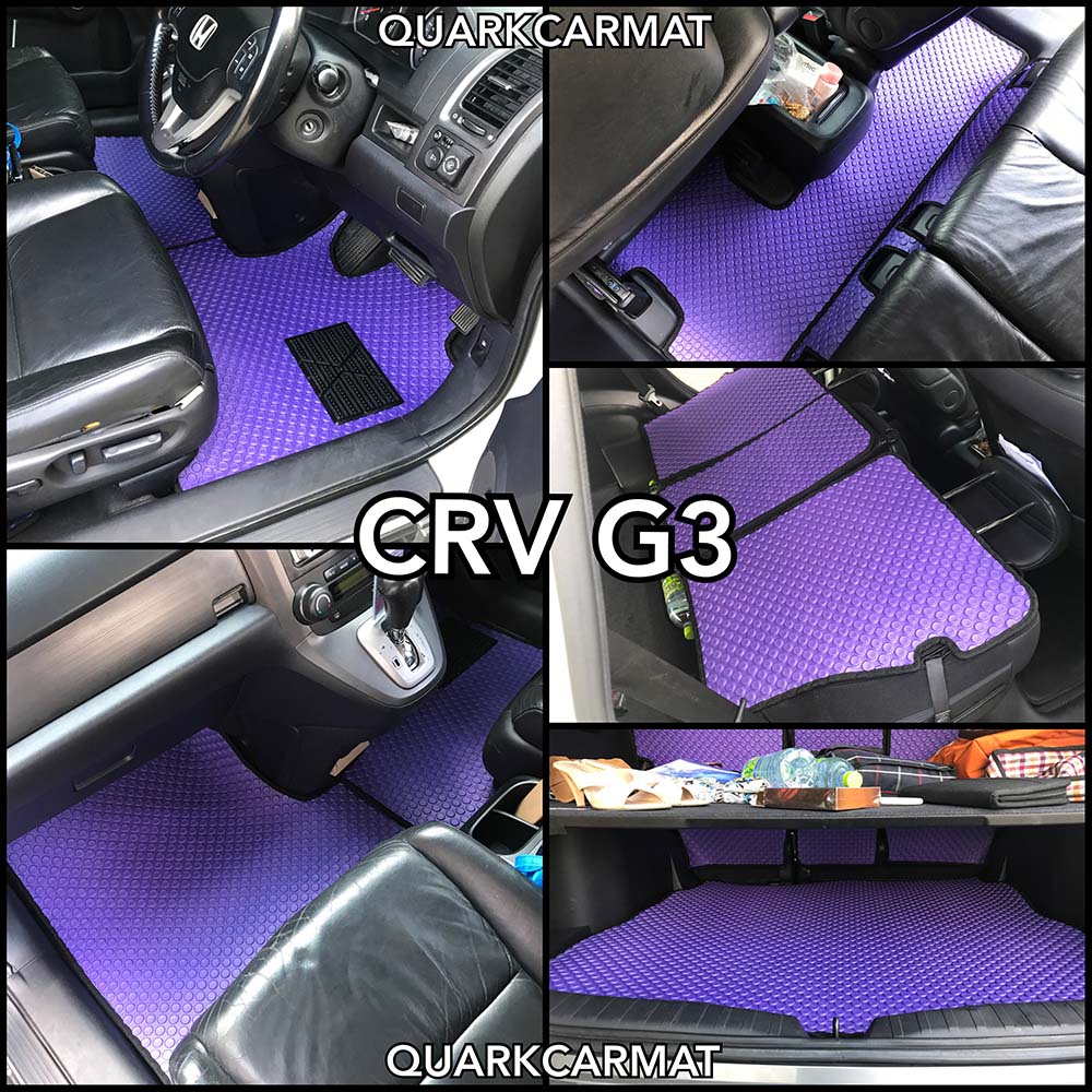 พรมกระดุม HONDA CRV GEN3 ซีอาร์วี G3 เต็มคัน