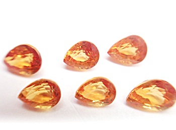 Untreated Fanta Spressartite สเปคสไทท์ "Spressartite" พลอยเนื้ออ่อนจัดเซท ไม่อบ ธรรมชาติ100% น้ำหนักรวม 3.22 กะรัต สีส้ม สีใกล้เคียงน้ำส้มแฟนต้า