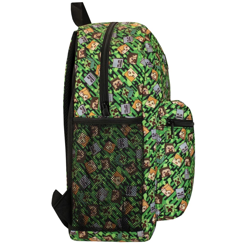กระเป๋าเป้สะพายหลังสำหรับเด็ก Character UK Minecraft Backpack (Green)