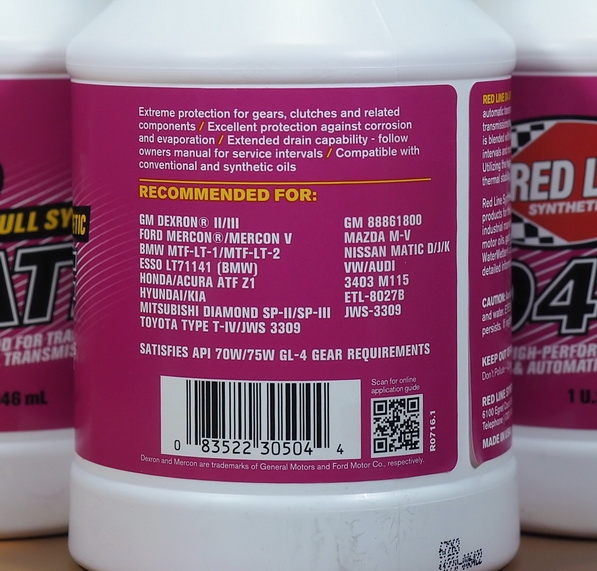 Redline D4 ATF 1Qt.