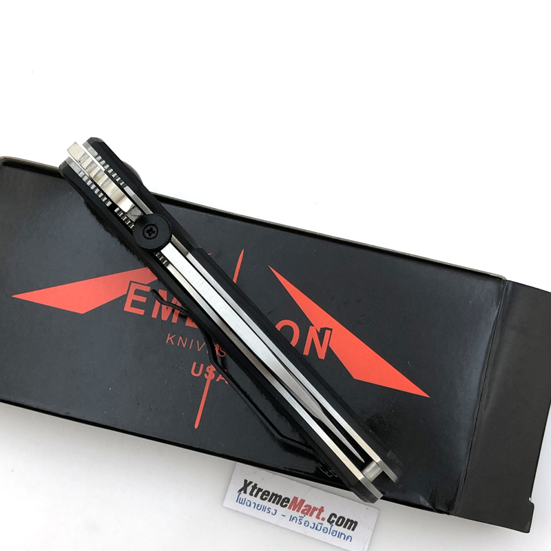 มีดพับ Emerson CQC7 Folding Knife (ใบเงิน), Tactical Knife, Camping Knife, outdoor Tools, 7Cr17Mov Blade material, G10 Handle