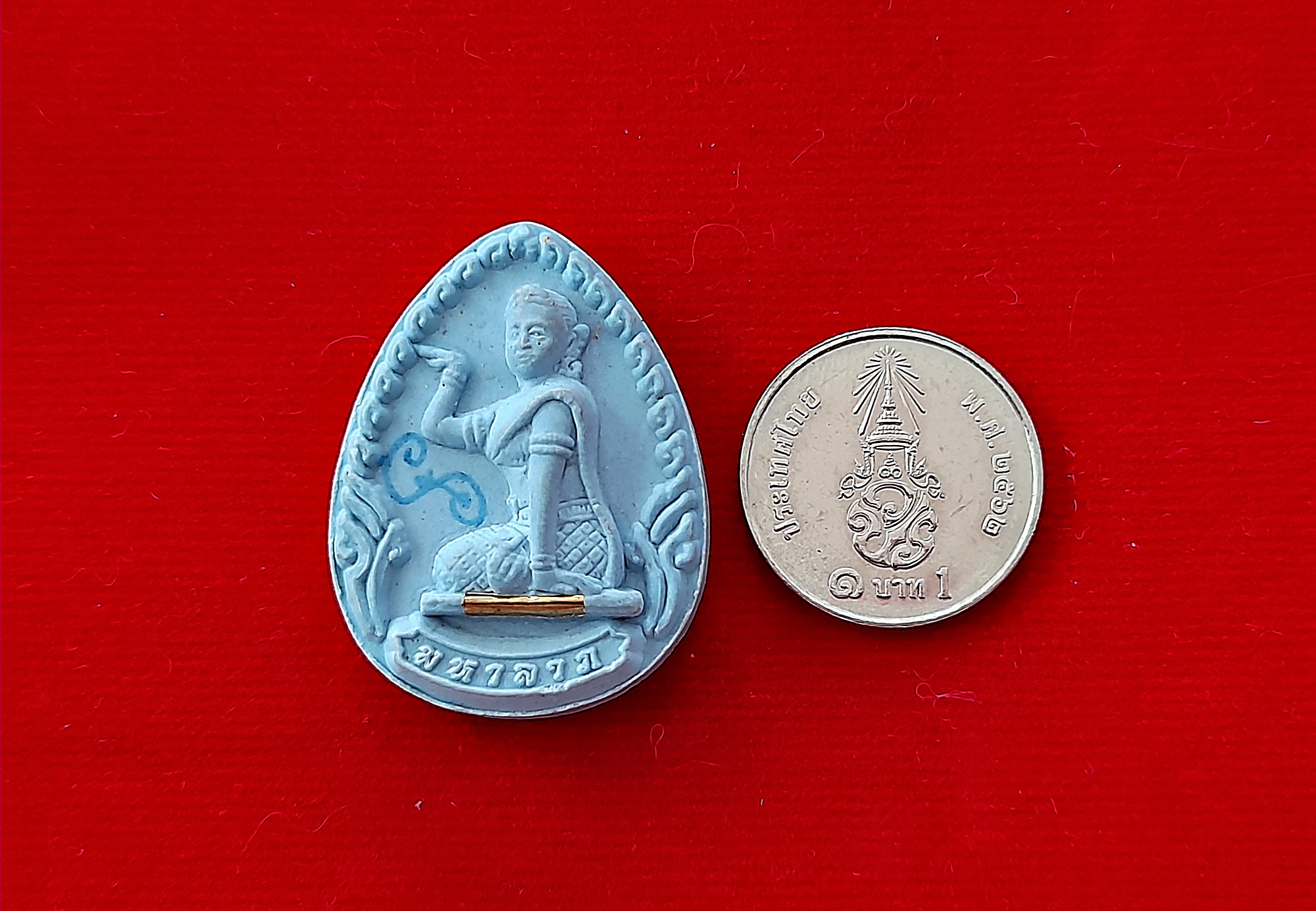 นางกวัก ฝั่งตะกรุด เนื้อผง ปี2556 (มีรอยจารยันต์เพิ่ม) #รับประกันแท้ - พระอาจารย์สุริยัณ วัดป่าฉัพพรรณรังสี จ.ชัยภูมิ