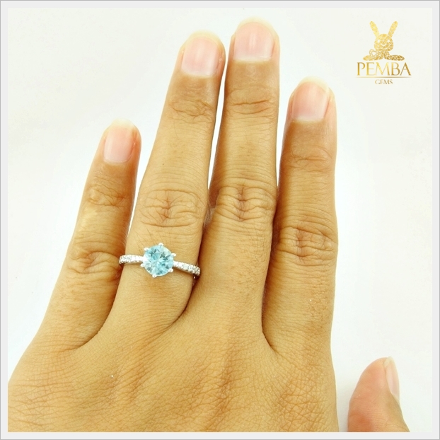 แหวนเพทายแท้ สวยโดดเด่นเต็มๆ นิ้ว ได้ทุกโอกาส แหวนพลอยแท้