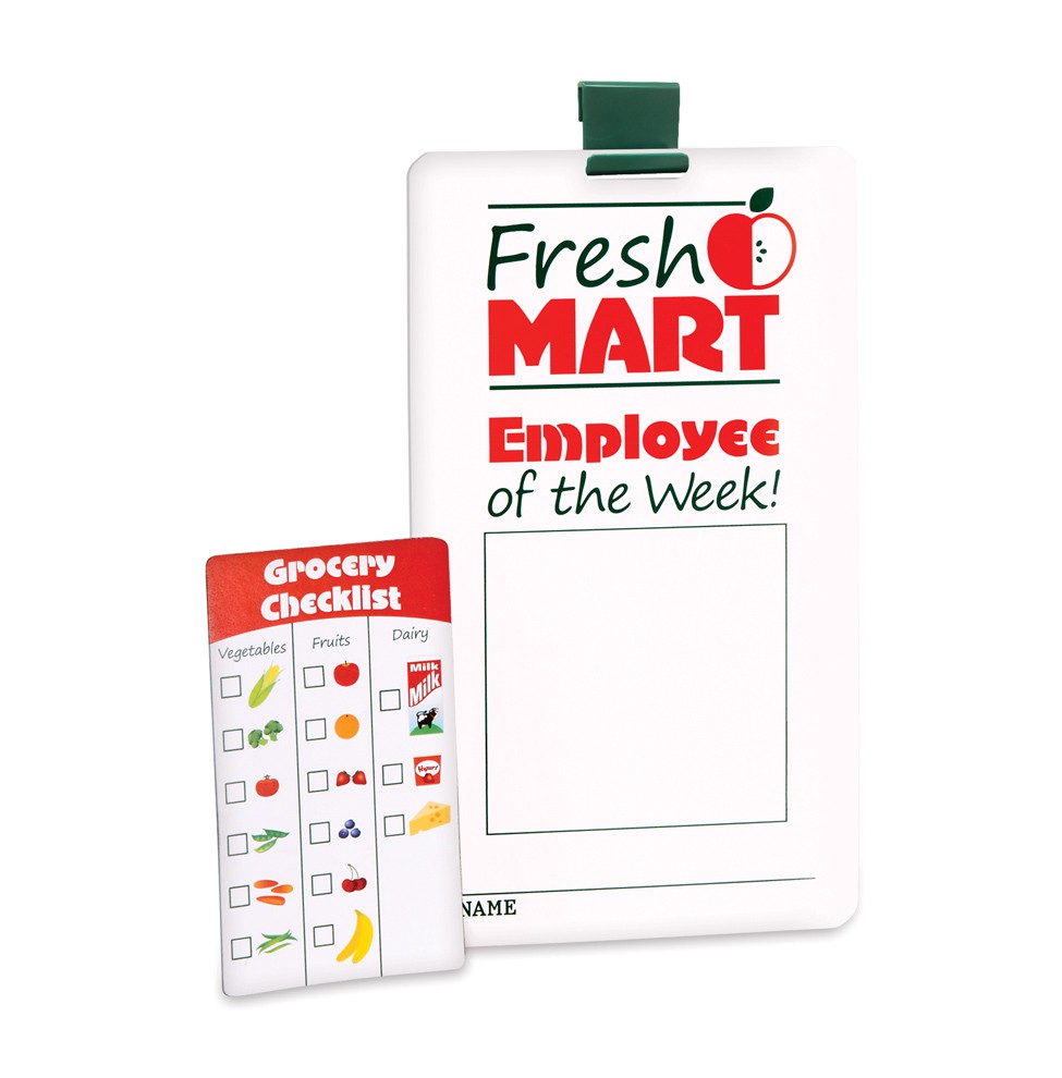 ชุดอุปกรณ์ของเล่นซุปเปอร์มาร์เก็ต Melissa & Doug Fresh Mart Grocery Store Companion Collection