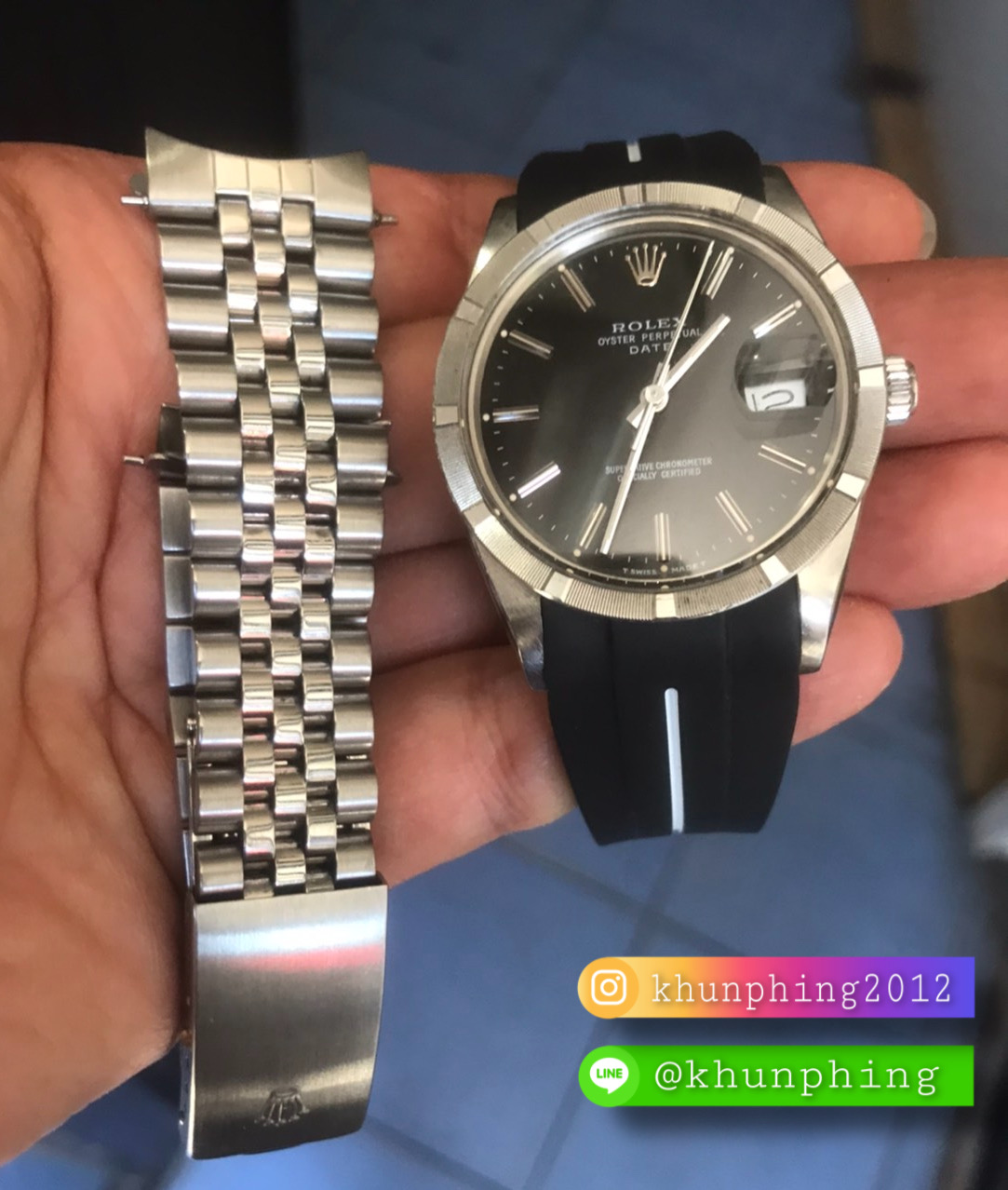 Vintage Rolex Oyster Perpetual Date 34mm. Ref.15000