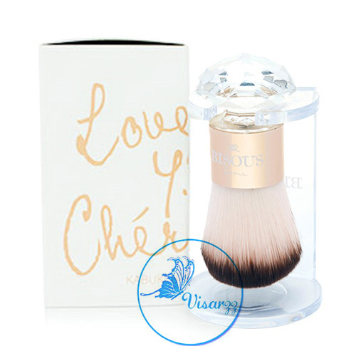 Bisous Bisous Love You Cherie Kabuki Brush แปรงคาบูกิพร้อมแท่นสุดหรูให้ความรู้สึกเจ้าหญิง ผลิตจากขนคุณภาพดีนิ่มและคงทน