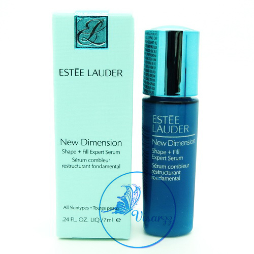 (Tester No Box) Estee Lauder New Dimension Shape + Fill Expert Serum 7mL ใหม่ล่าสุด ด้วยนวัตกรรมใหม่ ให้ผิวหน้ากระชับ เข้ารูปสวย เติมเต็มทุกร่องผิว