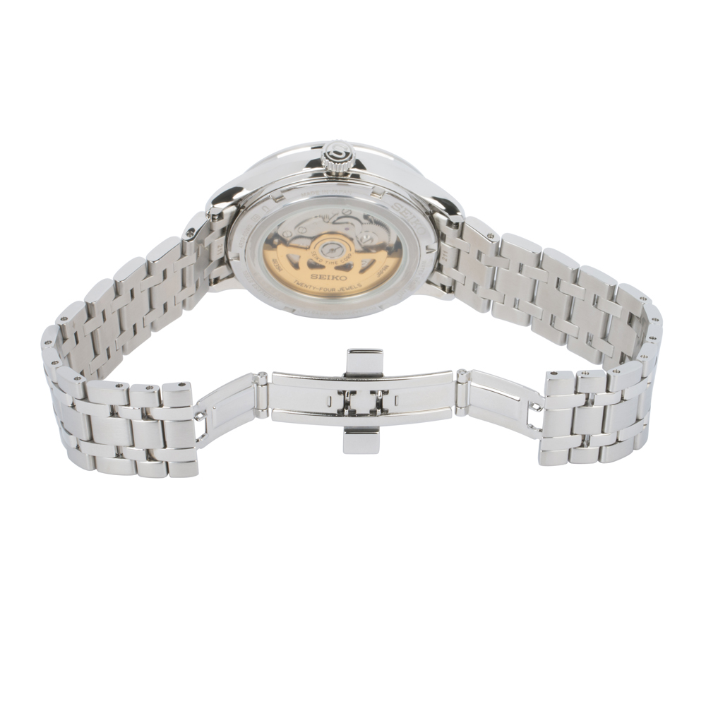 Karnvera Shop นาฬิกาข้อมือผู้ชาย Seiko Presage SSA377J1 Men Black Watch (Made in Japan)