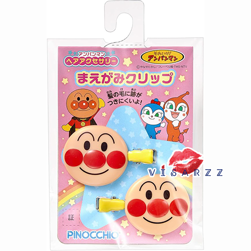 (#8113) Anpanman Hair Clip กิ๊บติดผมญี่ปุ่น 1 คู่ สุดคิวท์