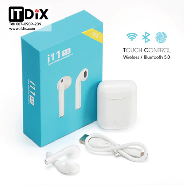 หูฟังบลูทูธ i11 TWS Bluetooth 5.0 True Wireless Airpods ทัชสกรีนไร้สาย