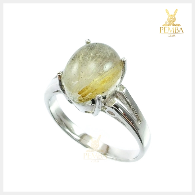 แหวนไหมทองแท้ เงินแท้ ชุบทองคำขาว