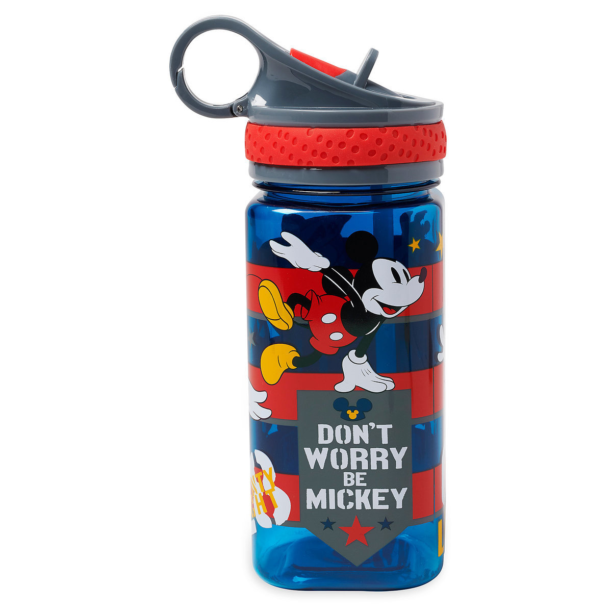 กระติกน้ำแบบหลอดดื่มสำหรับเด็ก Disney Water Bottle with Built-In Straw (Mickey Mouse)