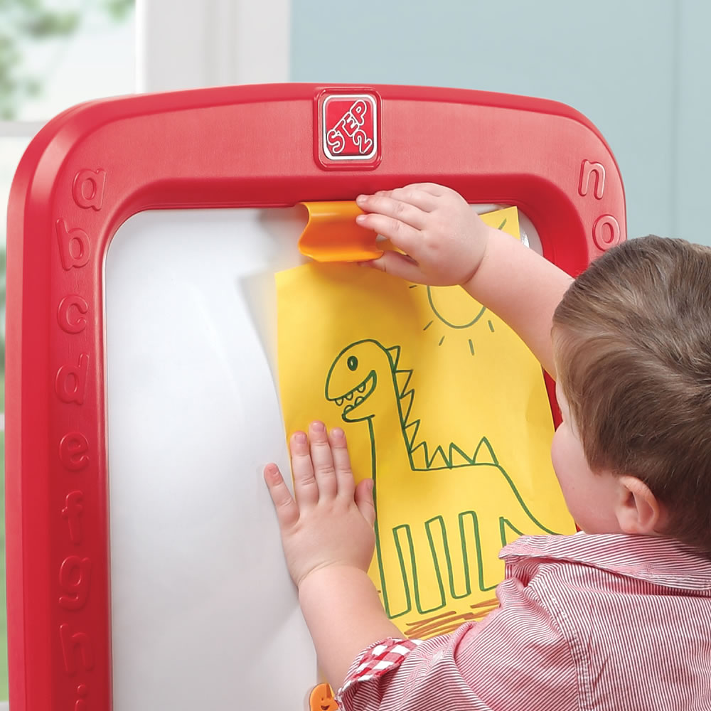 กระดานศิลปะพร้อมตัวอักษรแม่เหล็ก Step2 All Around Easel for Two